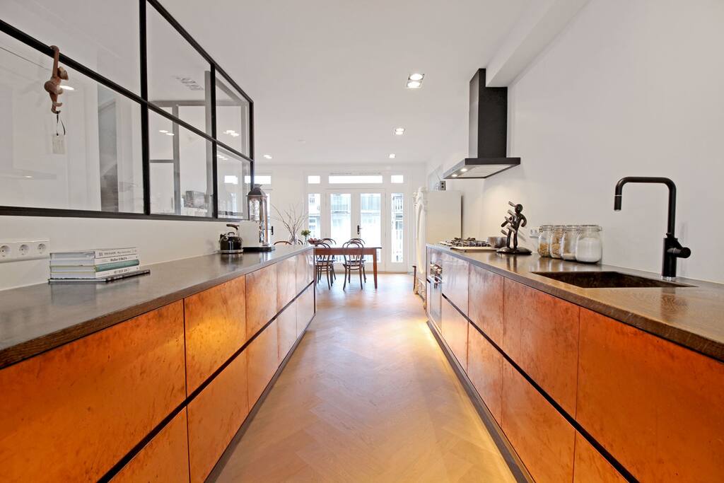 The kitchen is fully equipped
