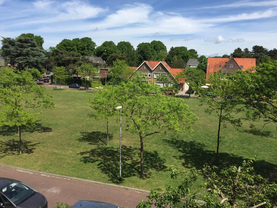 The house overlooks a large playing field, surrounded by a road, which is only used by residents making it a wonderful place to play sports, ride your bike or whatever children like to do when playing outside with other children - safely