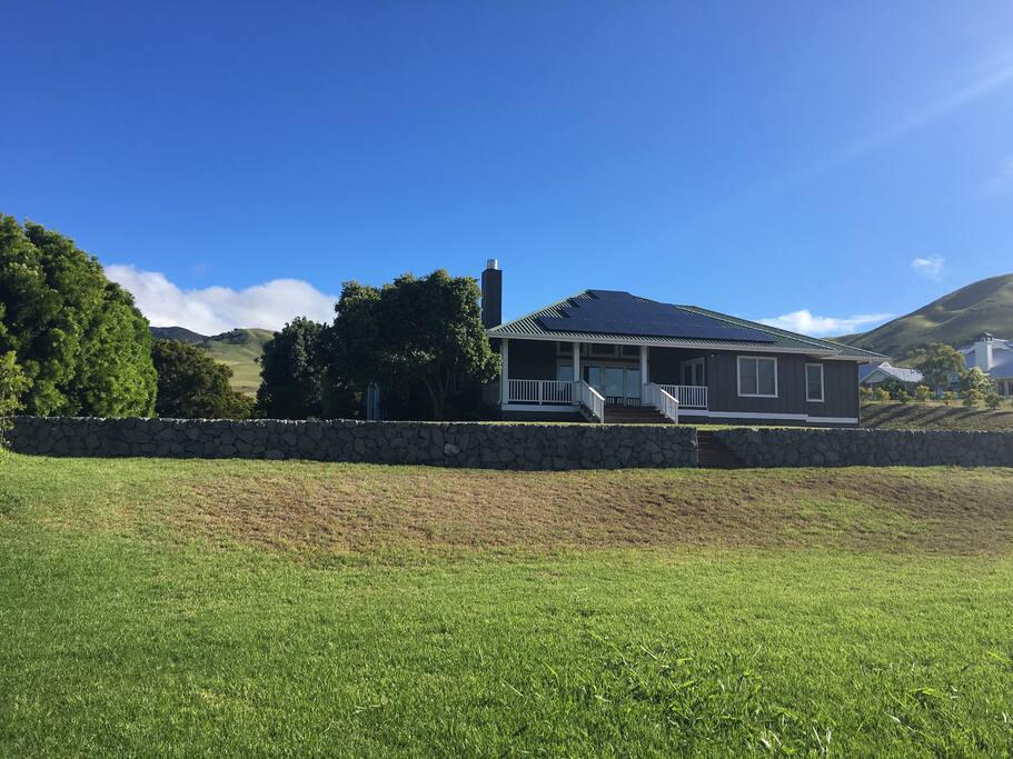 Enjoy a sea of lawn.