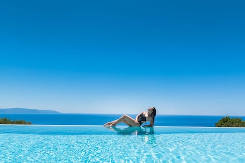 Blue Horizon Villa with Private Pool and Sea view