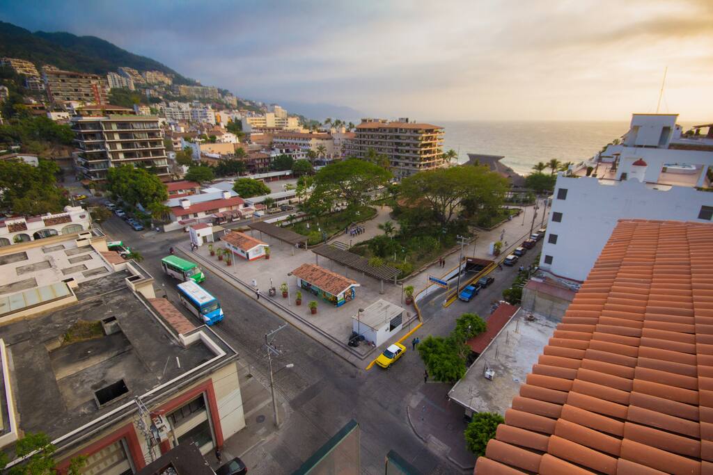 View from rooftop to the Park