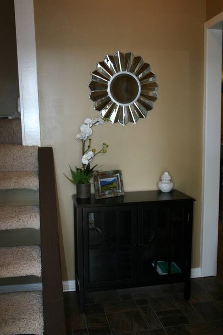 Entry... Welcome to our home!
