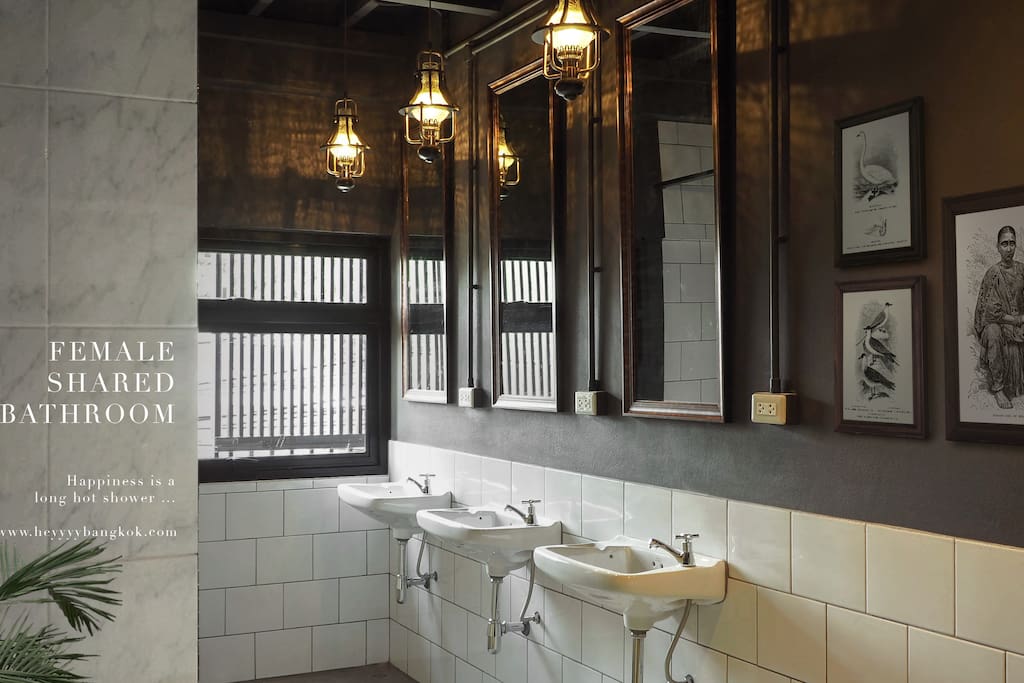 Female shared bathroom