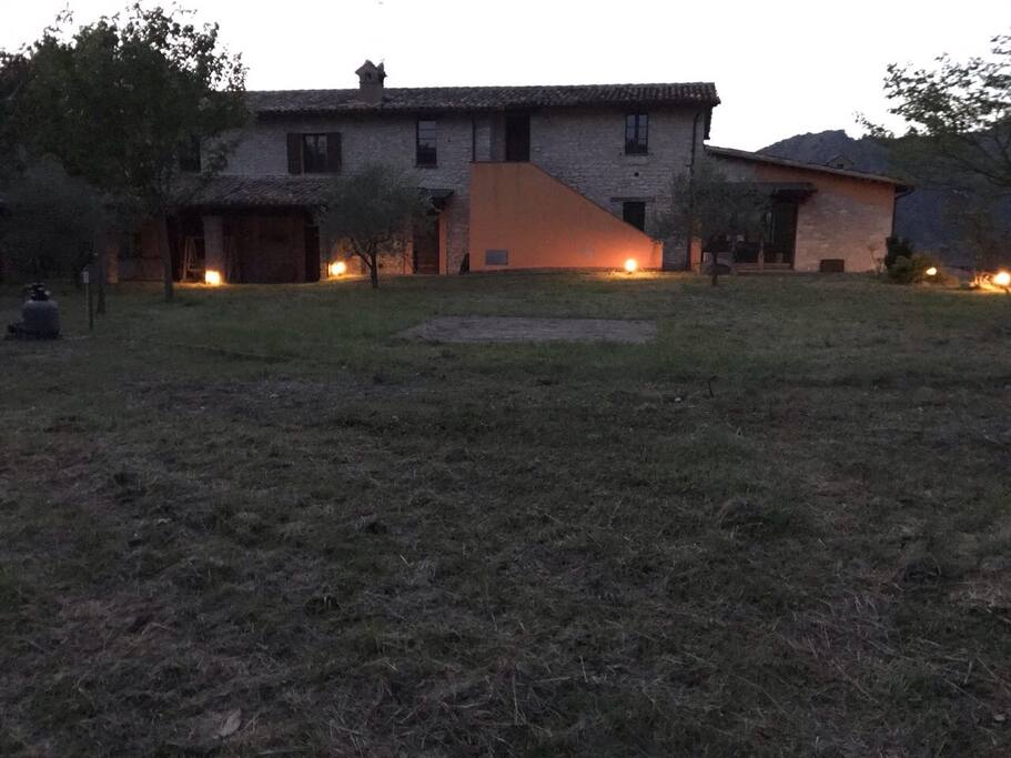 Casa Vinto at night