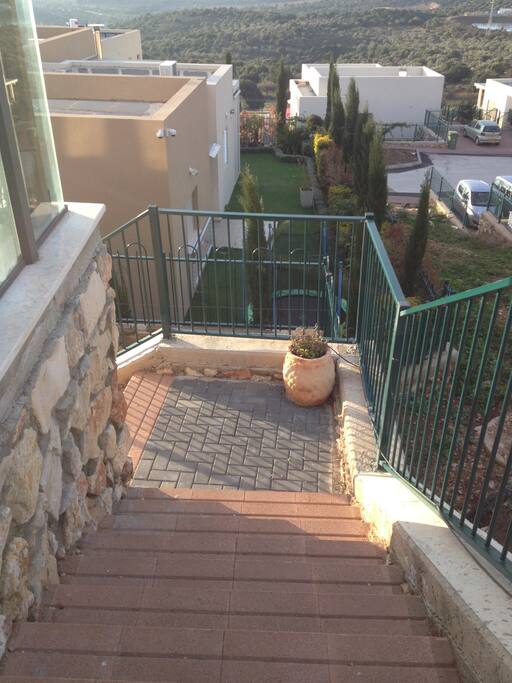 Stairway to lower level