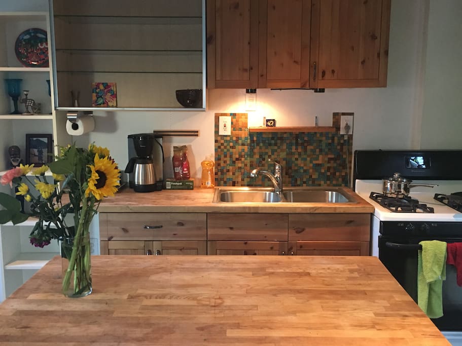 The kitchenette