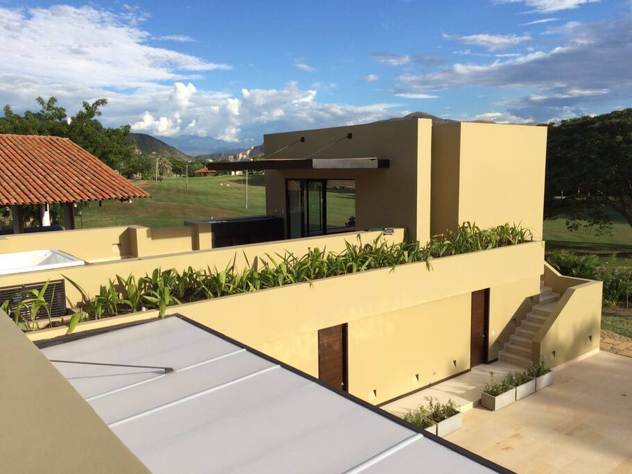 Vista desde la terraza.