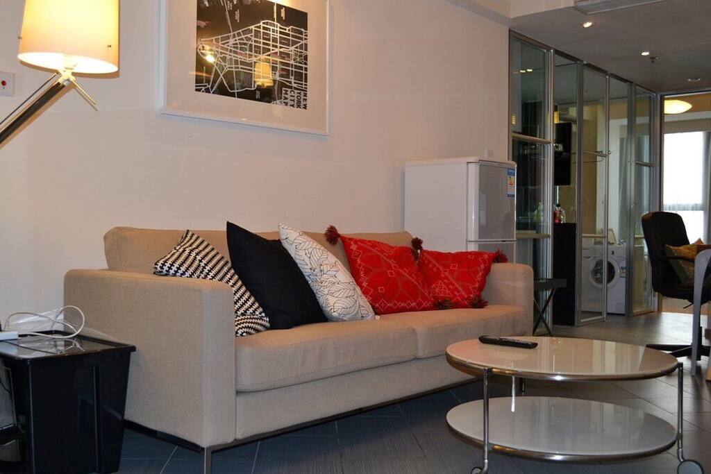 Comfortable sofa,you can use as small bed