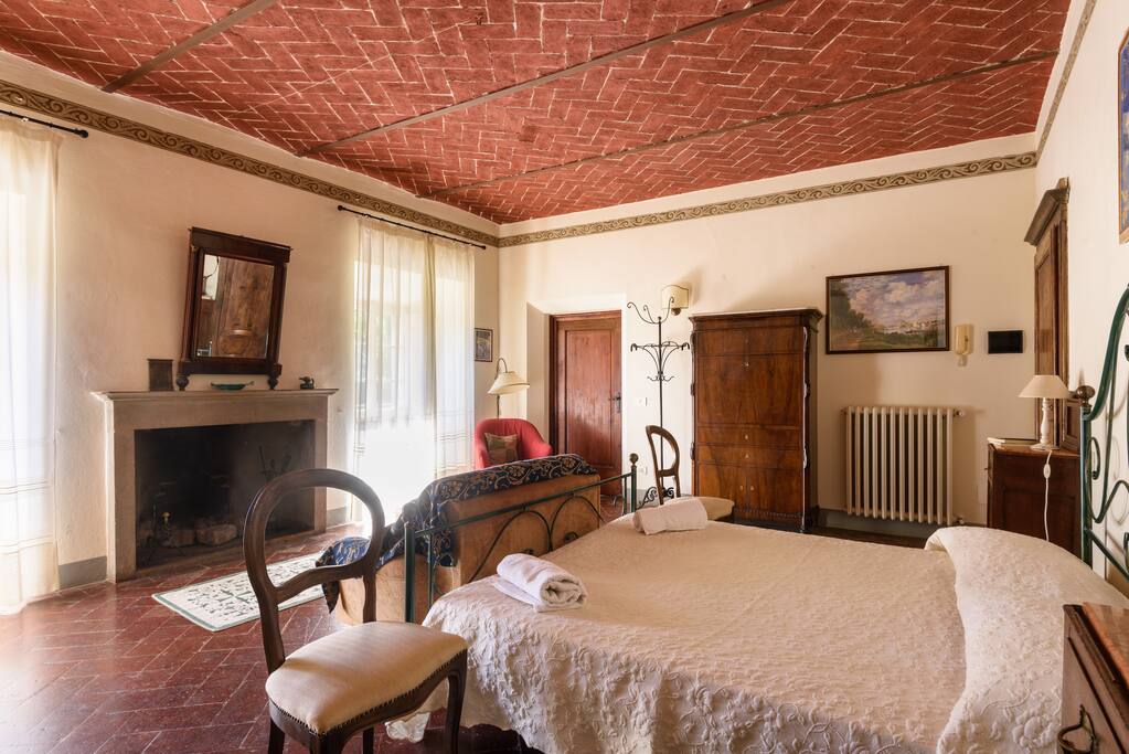 il caminetto della camera