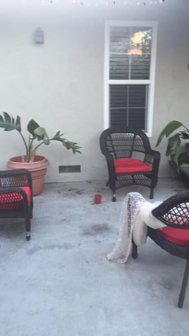 Sit and relax outdoors