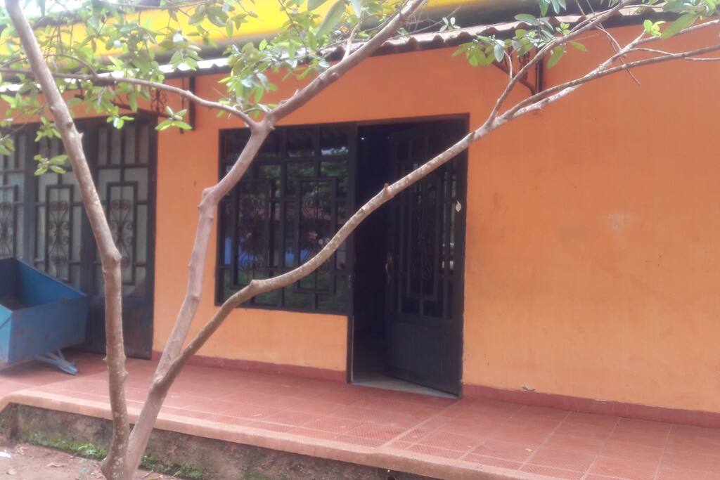 Fachada de la casa