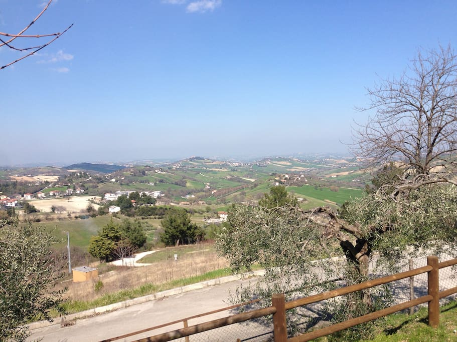 Panorama dalla casetta.