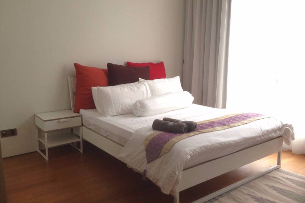 Bedroom 1 - Queen size bed for two pax