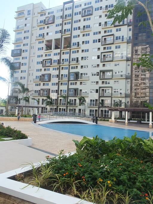 Outside view of pool