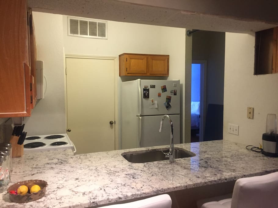 Small area of exposed drywall (as seen in photo) that will be painted at a later date