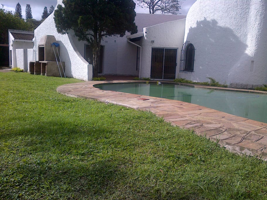 ' VILLA MED ' front of the villa overlooking pool