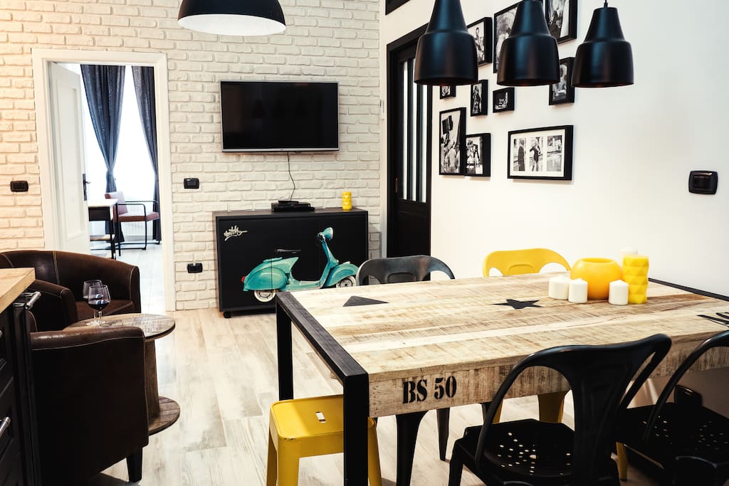 the stylish living room