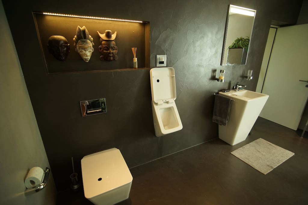 Raumgrösse 10 sq.m mit WC, Pissoir, Waschbecken