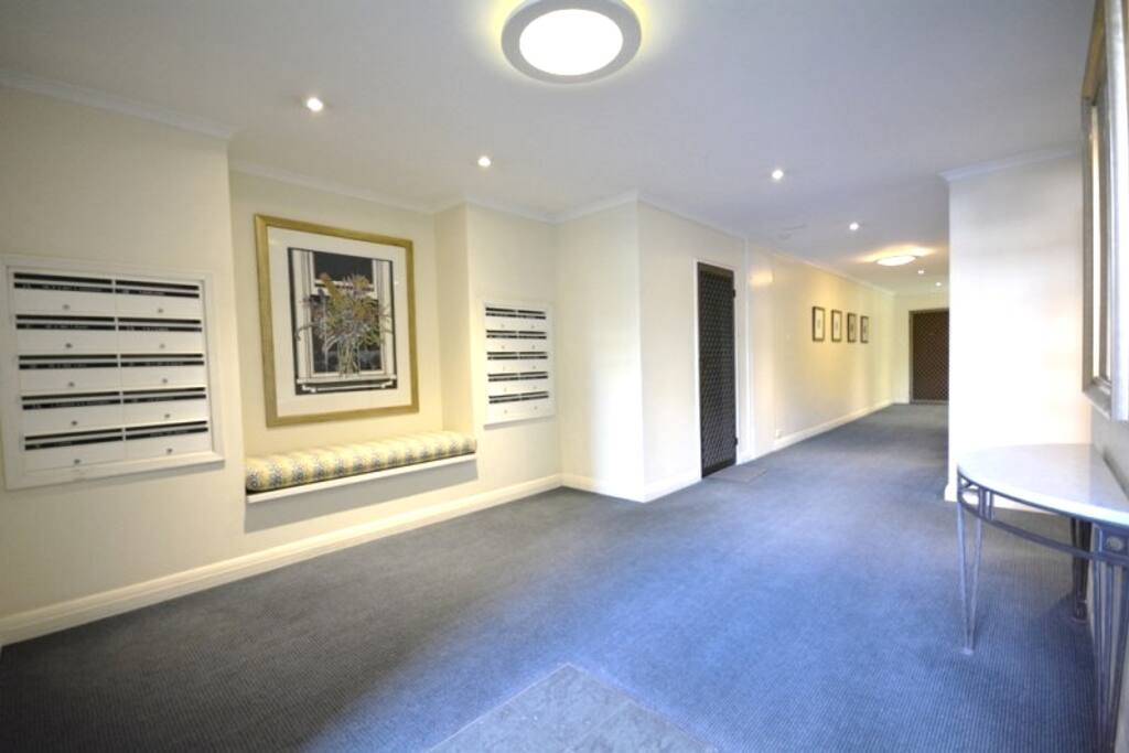 Foyer with secure entrance