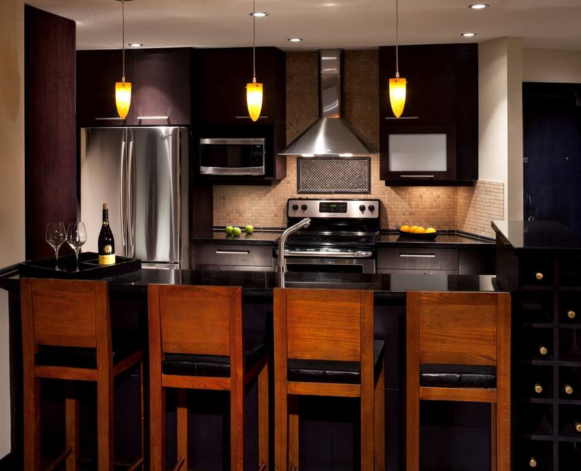 The stainless steel applications make the
