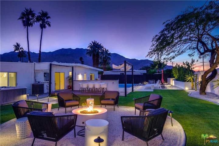 Paseo House - Pool/spa, Fire Pit, Mountain Views - Palm Springs, CA