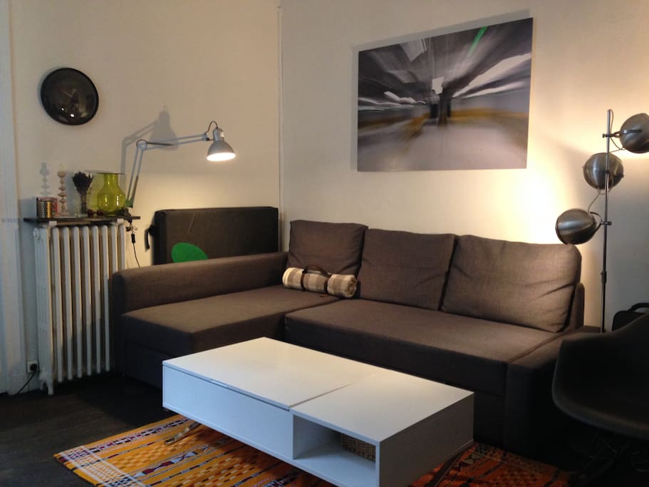 Le salon très confortable