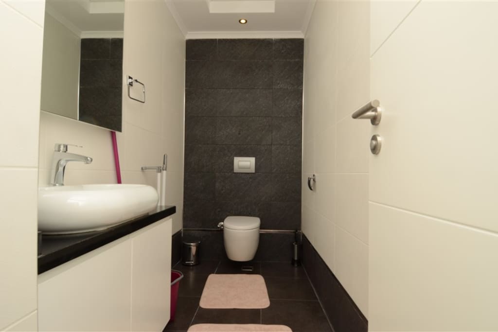 Toilet on the first floor