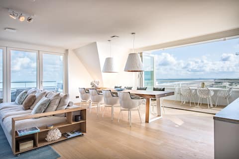 Luxury Bathhouse C-view on Dunes with Pool and Sauna