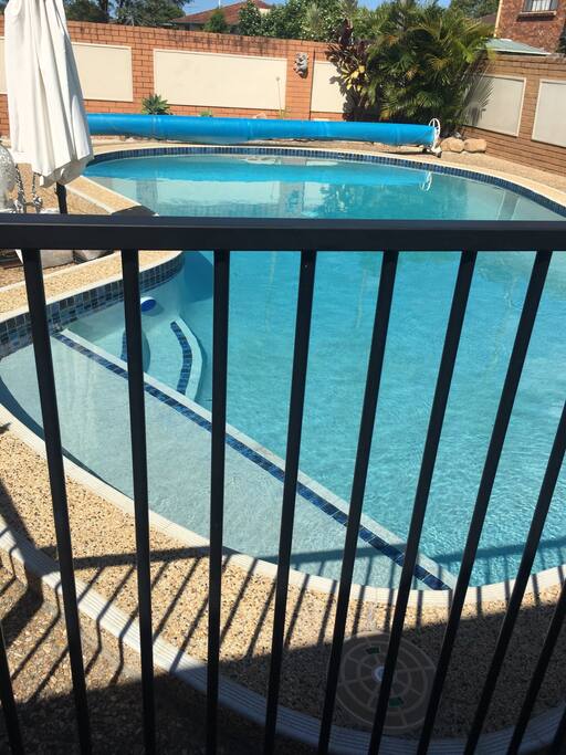 Access to swimming pool.