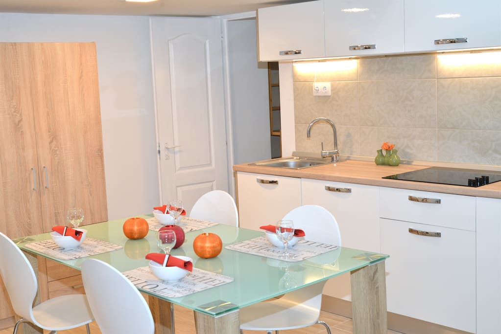 Fully equipped kitchen to feel at home