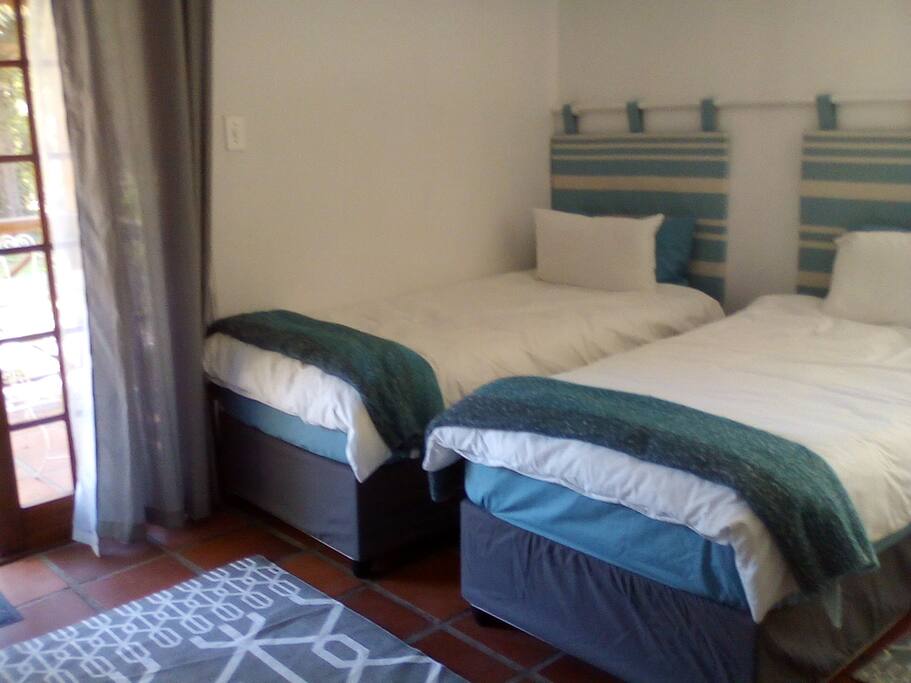 Two single beds