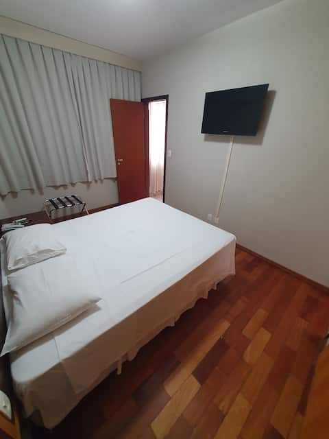 08 flat with wifi and garage in the center of lavras