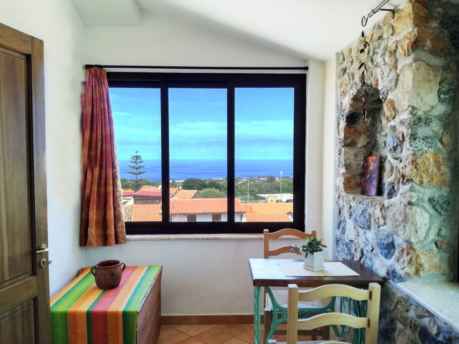 view from kitchen