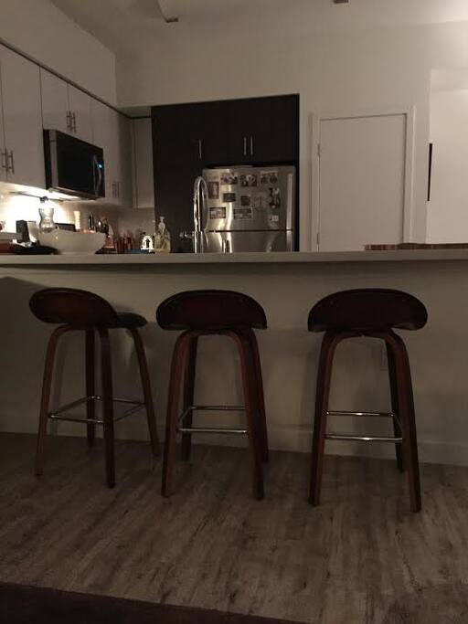 Huge Kitchen Counter perfect for meals