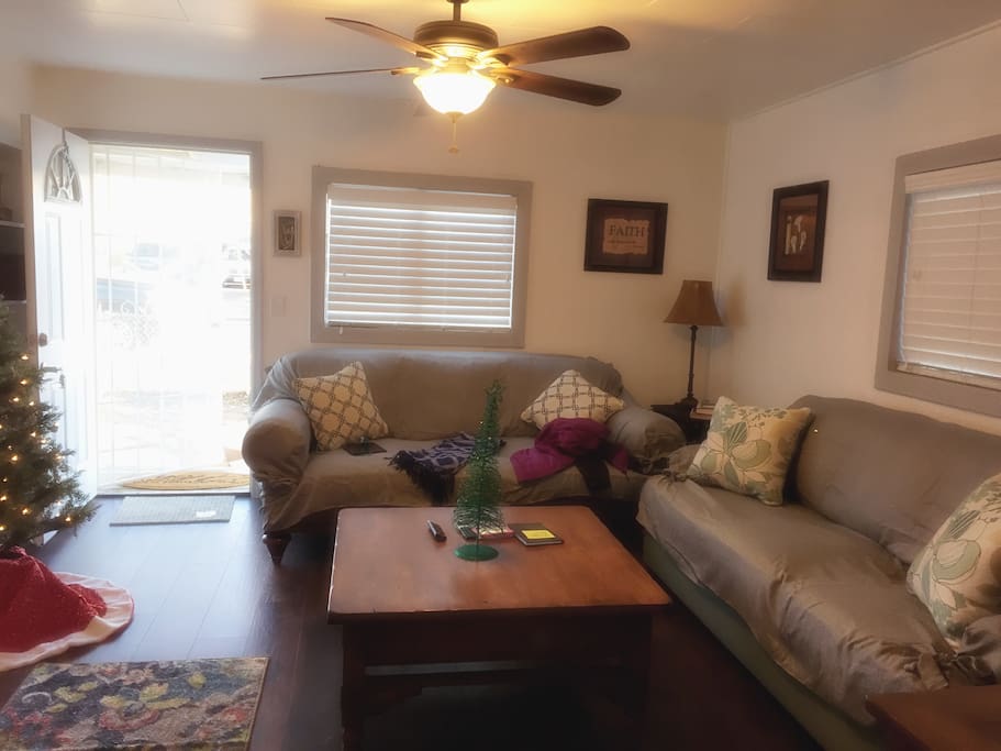 Living Room with Sofa Bed Couch