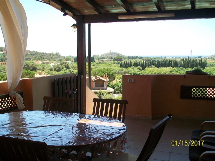 terrazza vista mare