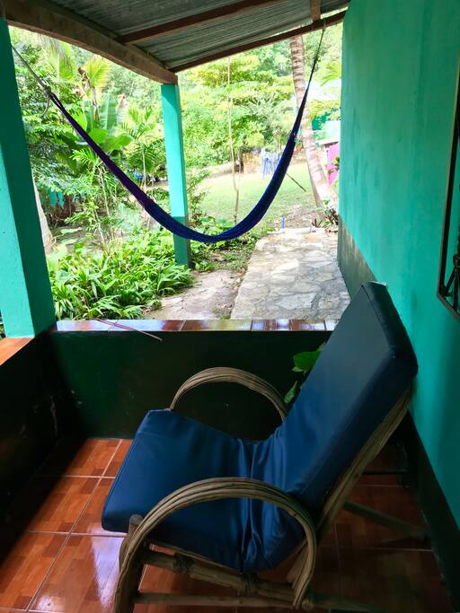 After exploring the surroundings? What about relaxing in the hammock!
