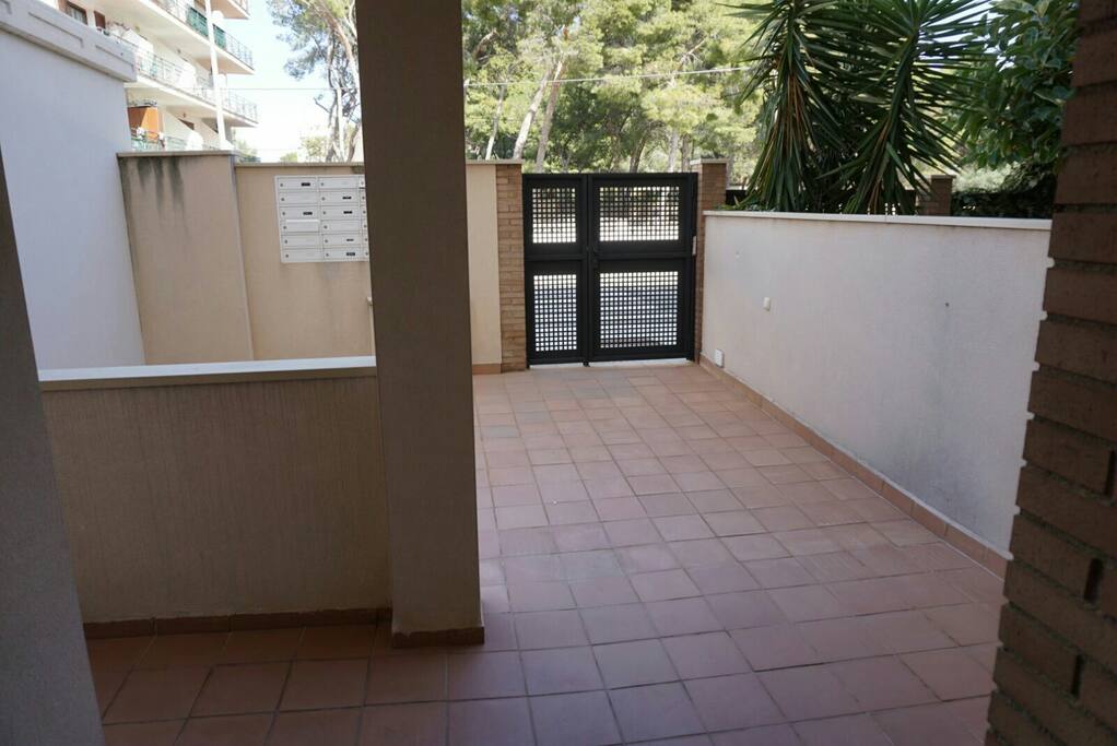 Entrada a la finca