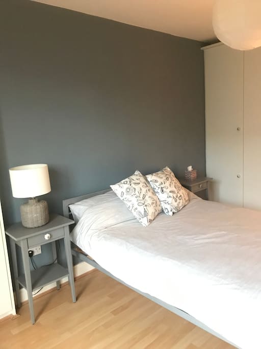 Newly decorated bedroom