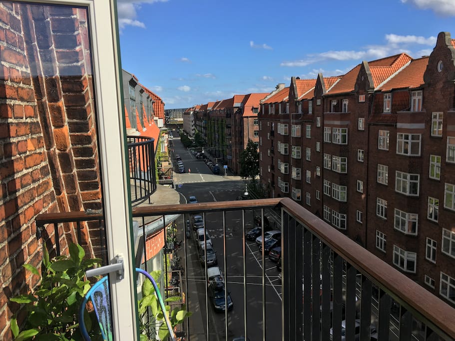 View from balcony d