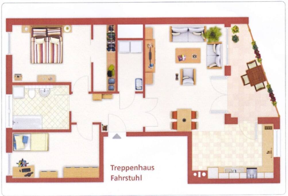 Hier mal ein Grundriss der Wohnung
