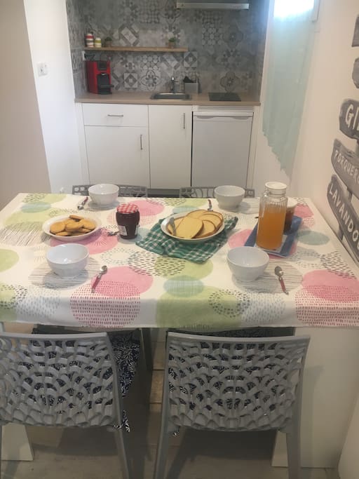 Un espace repas convivial