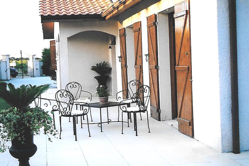 Entrée terrasse