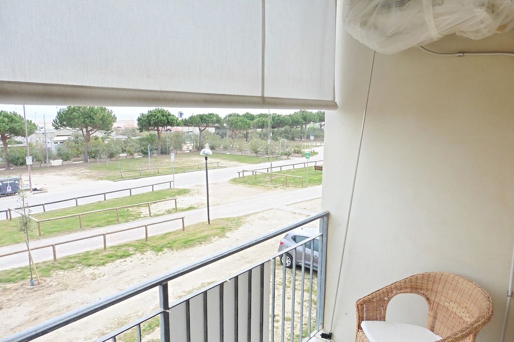 vista dal balcone