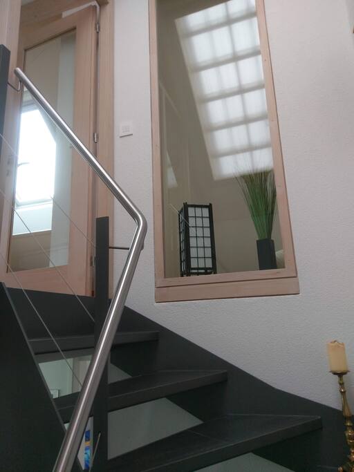 in der dritten Etage wohnst du