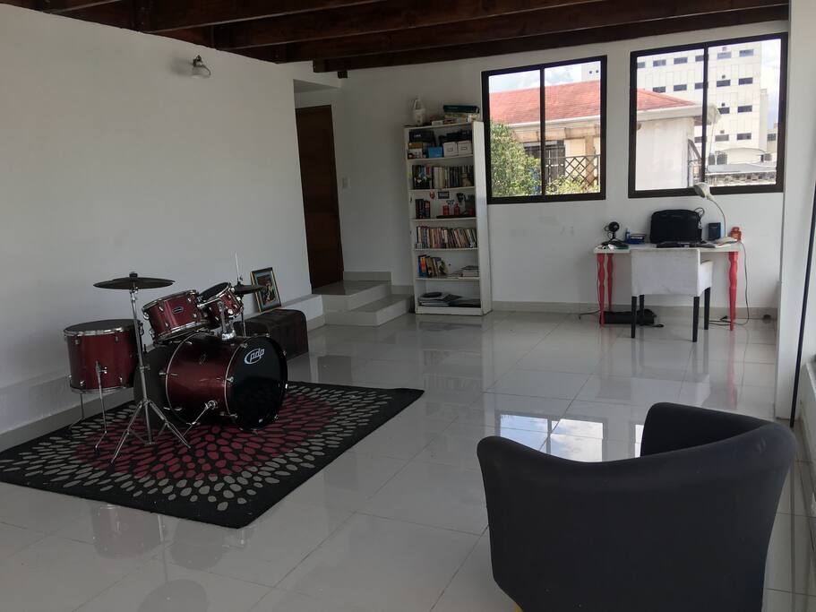 Drumset and library available for use
