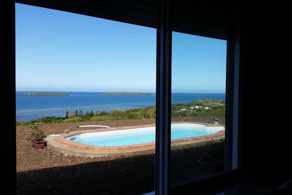 Vue de notre chambre