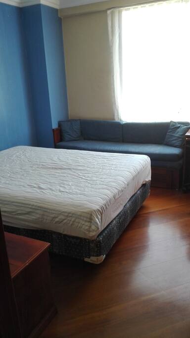 Habitacion para dos personas, mas un sofa cama