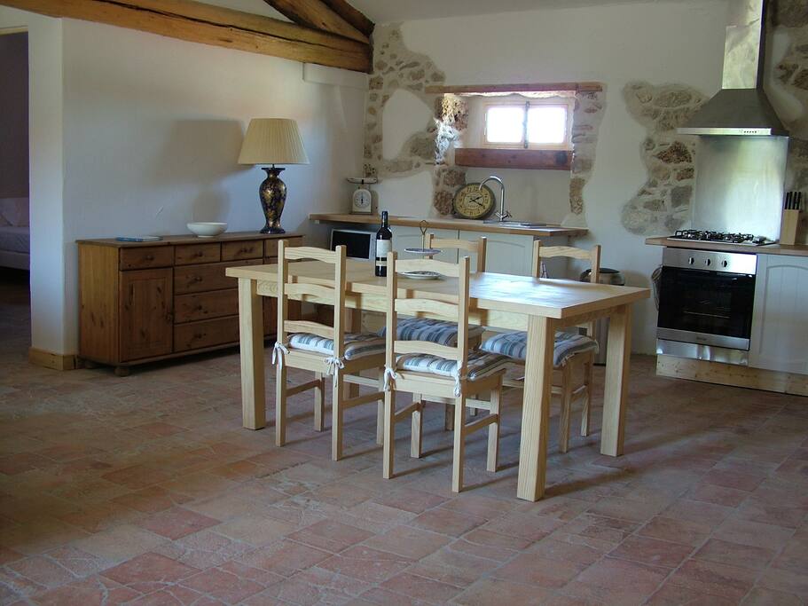 Spacious open plan kitchen with everything you need
