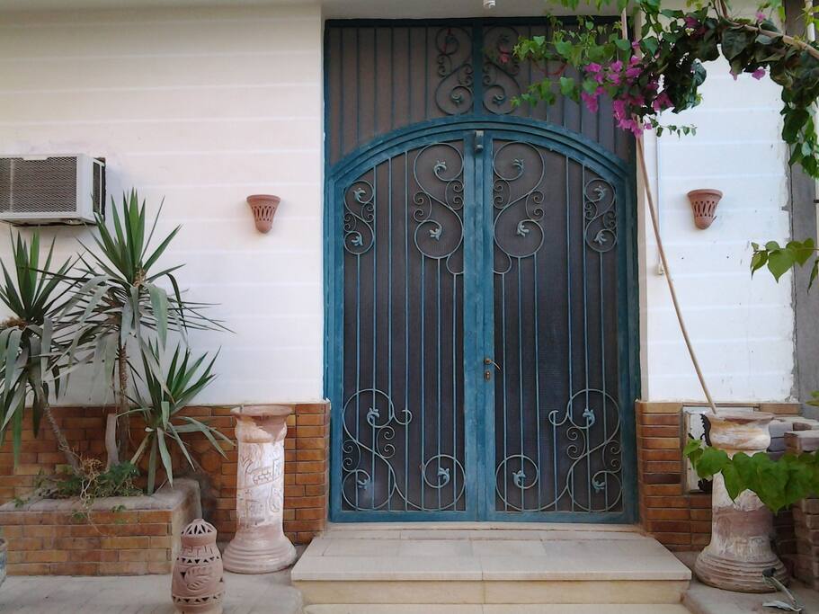 This is the entrance to Casa Dulce.